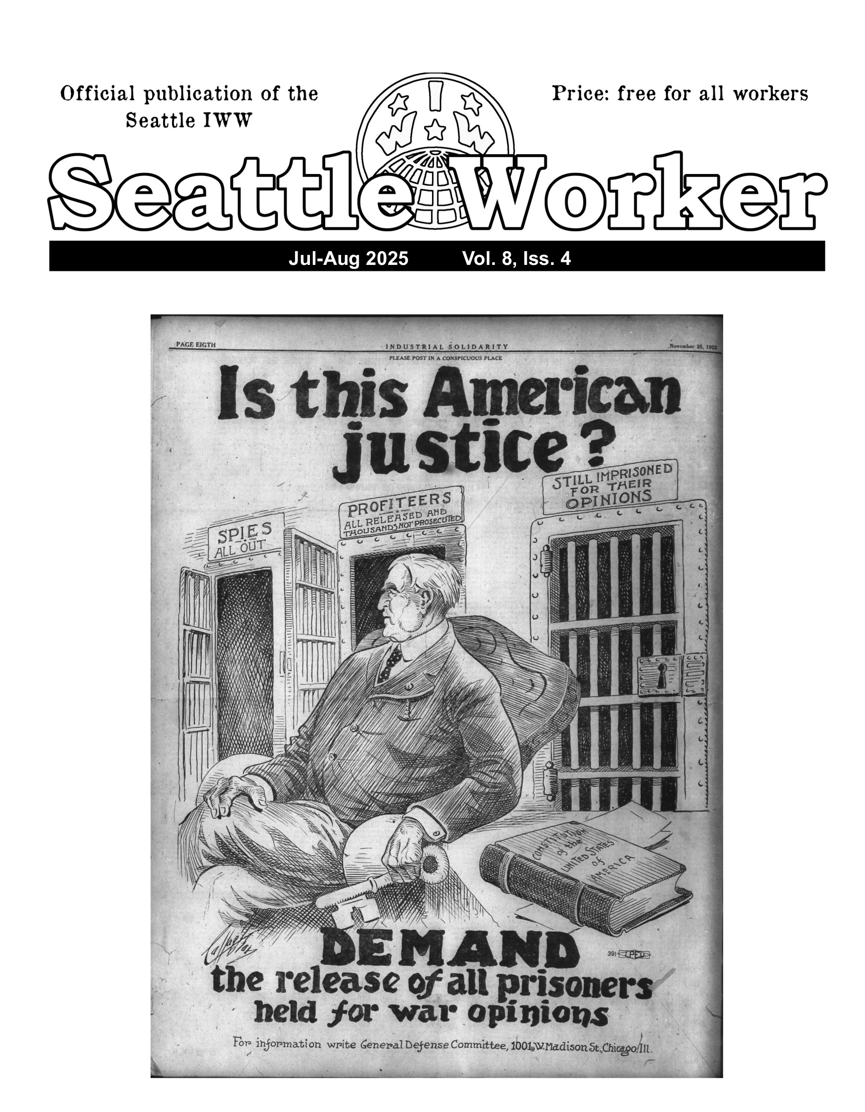 Seattle Worker July-Aug 2025